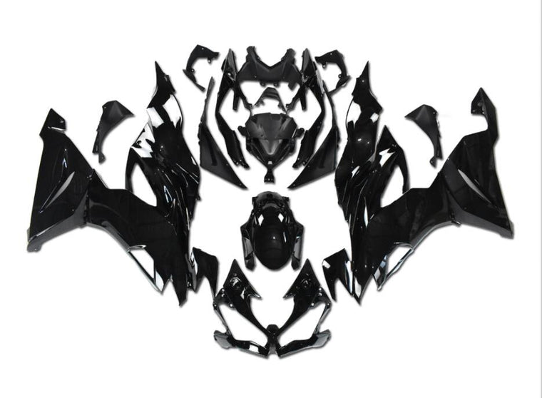 NT Fairing Fit for Kawasaki 2019-2023 ZX-6R N010- Black | ABS Injection