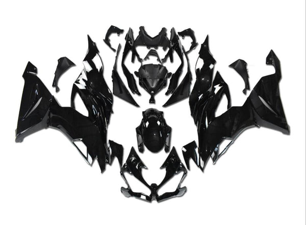 US STOCK NT Aftermarket Injection ABS Plastic Fairing Fit for ZX6R 636 2019-2023 Black N010 Available in CA