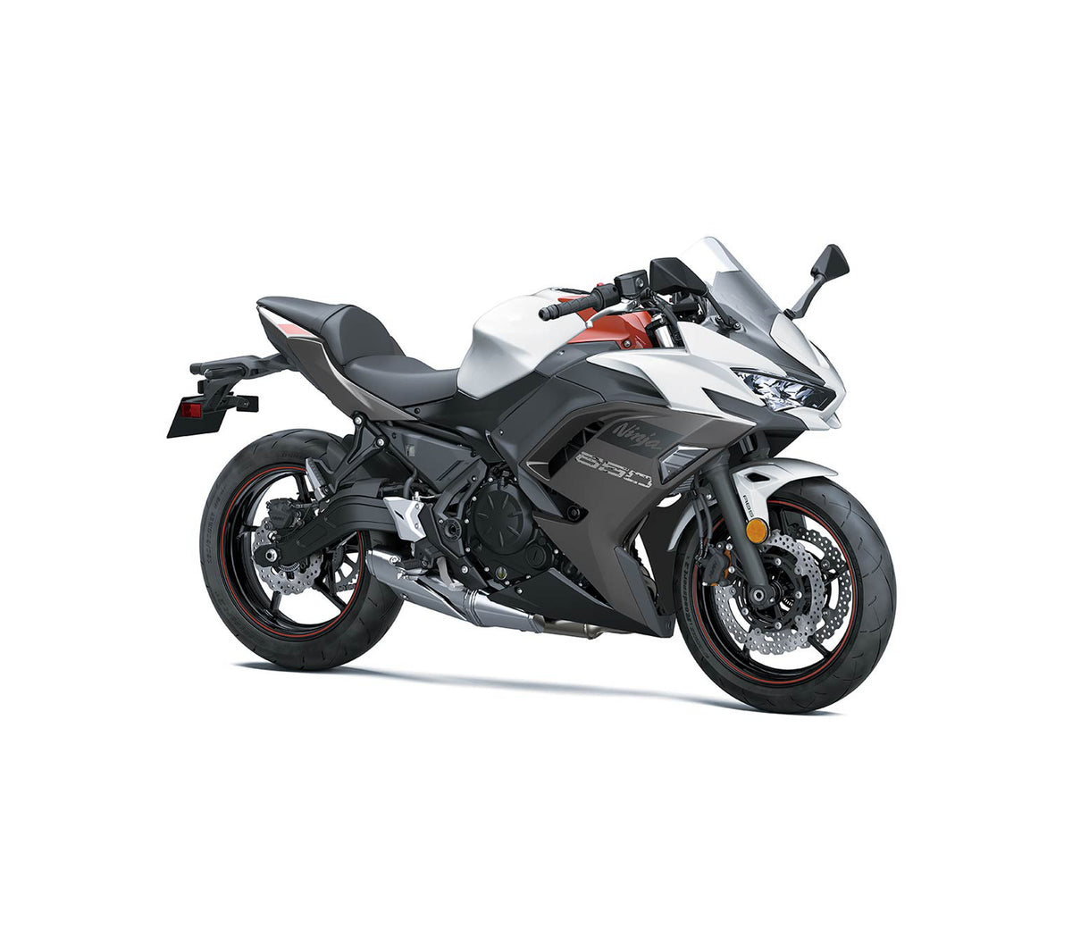NT Fairing Fit for Kawasaki 2020-2025 EX650R N009- White Black | ABS Injection