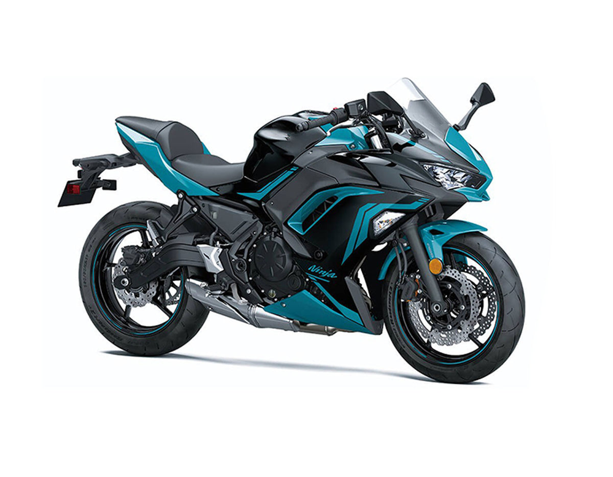 NT Fairing Fit for Kawasaki 2020-2025 EX650R N011- Blue Black | ABS Injection