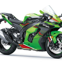 US STOCK NT Aftermarket ABS Plastic Injection Fairing Kit Fit for ZX10R 2021-2025 Green Black Red N005 Available in CA