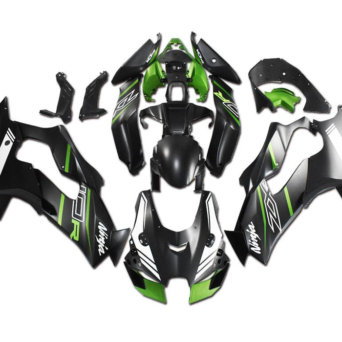 NT Aftermarket ABS Plastic Injection Fairing Kit Fit for ZX10R 2021-2025 Green Black White N007