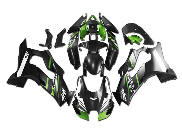 NT Aftermarket ABS Plastic Injection Fairing Kit Fit for ZX10R 2021-2025 Green Black White N007
