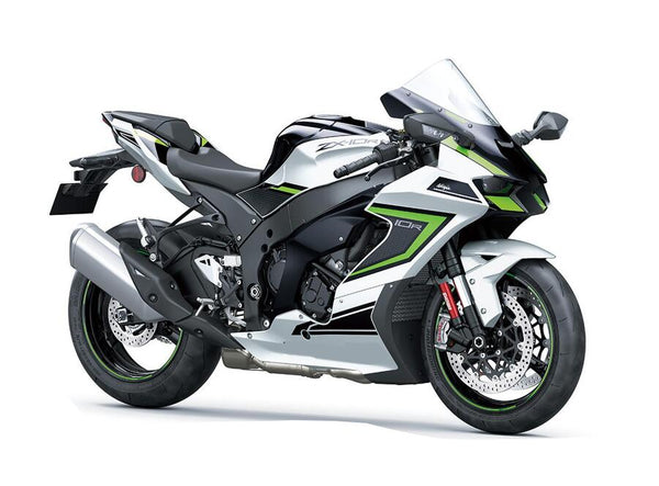 NT Aftermarket ABS Plastic Injection Fairing Kit Fit for ZX10R 2021-2025 White N008