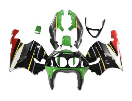 NT Fairing Fit for Kawasaki 1996-2003 ZX-7R N009- Green Black Red | ABS