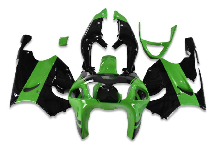NT Fairing Plastic Bodywork Fit for  Ninja 1996-2003 ZX7R Black Green N023