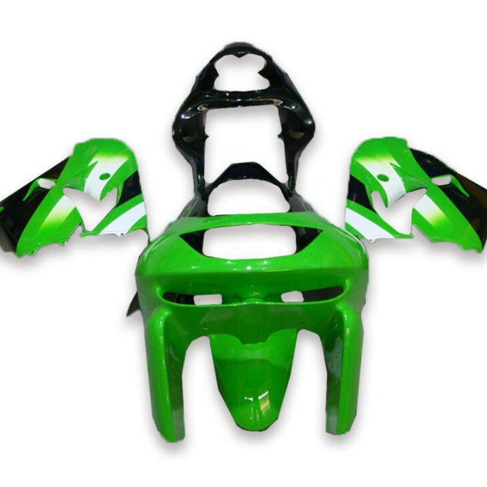 NT Injection Aftermarket Fairing Kit Fit for  1998-1999 ZX9R Green Black N002