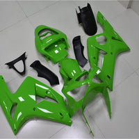 NT Aftermarket Injection ABS Plastic Fairing Fit for ZX6R 636 2003-2004 Green N017