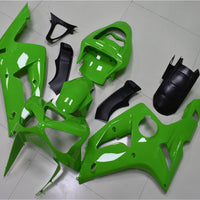 NT Aftermarket Injection ABS Plastic Fairing Fit for ZX6R 636 2003-2004 Green N017