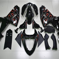NT Aftermarket Injection ABS Plastic Fairing Fit for ZX10R 2006-2007 Black Gray Red N006