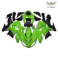 NT Aftermarket Injection ABS Plastic Fairing Fit for ZX10R 2006-2007 Green Black N007
