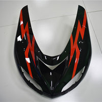 NT Aftermarket Injection ABS Plastic Fairing Fit for ZX10R 2006-2007 Black Red N013