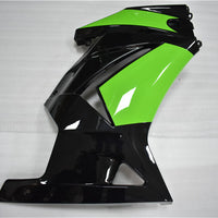 NT Aftermarket Injection ABS Plastic Fairing Fit for EX250 2008-2012 Black Green N006