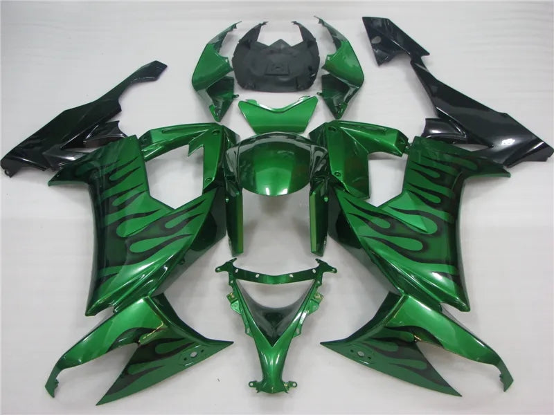 NT Fairing Fit for Kawasaki 2008-2010 ZX-10R N001- Green Black | ABS Injection