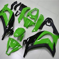 NT Aftermarket Injection ABS Plastic Fairing Fit for ZX10R 2011-2015 Black Green N003