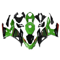 NT Aftermarket Injection ABS Plastic Fairing Fit for EX400 2018-2023 Green Black N012