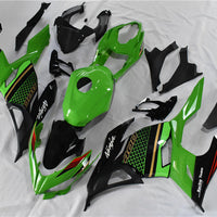 NT Aftermarket Injection ABS Plastic Fairing Fit for EX400 2018-2023 Green Black N012