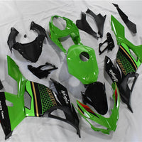 NT Aftermarket Injection ABS Plastic Fairing Fit for EX400 2018-2023 Green Black N012