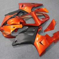 NT Aftermarket Injection ABS Plastic Fairing Fit for YZF R1 2000-2001 Orange Black N004