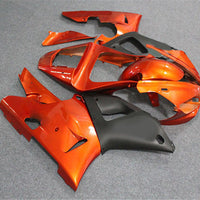 NT Aftermarket Injection ABS Plastic Fairing Fit for YZF R1 2000-2001 Orange Black N004