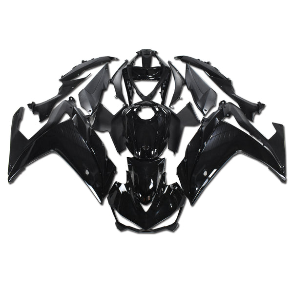 US STOCK NT Aftermarket Injection ABS Plastic Fairing Fit for YZF R3 2014-2018 R25 2015-2017 Black N001 Available in CA