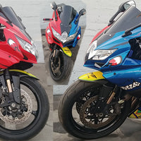 NT Aftermarket Injection ABS Plastic Fairing Fit for GSXR 600/750 2008-2010 Red Blue Shark NT0001