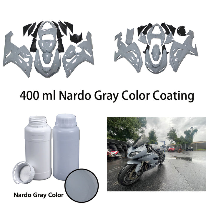 Touch Up Paint for Motorcycle Fairing - Nardo Gray