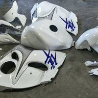 NT Aftermarket Injection ABS Plastic Fairing Fit for GSXR 1300 Hayabusa 2008-2020 White Blue N1921