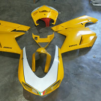 NT Aftermarket Injection ABS Plastic Fairing Fit for Ducati 1198 1098 848 2007-2011 Yellow N2302