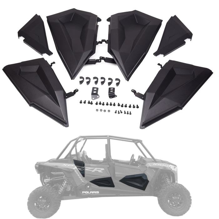 Lower Door Panels Insert Kit for Polaris 14-19 RZR 1000 Turbo 4 Door UTV Parts Available in IL