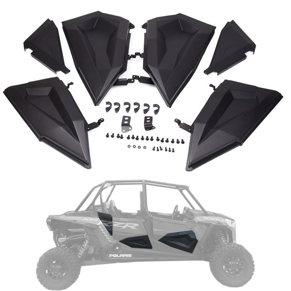 Lower Door Panels Insert Kit for Polaris 14-19 RZR 1000 Turbo 4 Door UTV Parts Available in IL