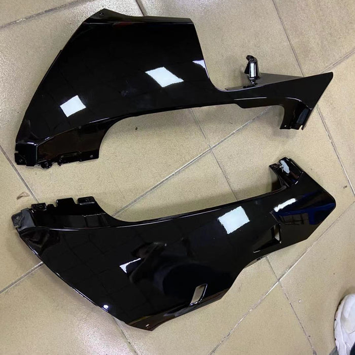 Aftermarket ABS Plastic Right and Left Lower Fairings Fit for 2003-2004 CBR600RR Glossy Black
