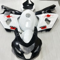 NT Aftermarket Injection ABS Plastic Fairing Fit for GSXR 600/750 2004-2005 Black White Red N3440