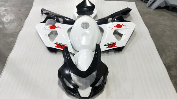 NT Aftermarket Injection ABS Plastic Fairing Fit for GSXR 600/750 2004-2005 Black White Red N3440