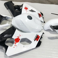NT Aftermarket Injection ABS Plastic Fairing Fit for GSXR 600/750 2004-2005 Black White Red N3440