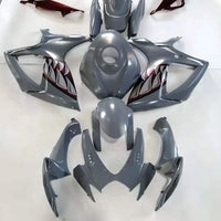 NT Aftermarket Injection ABS Plastic Fairing Kit Fit for GSXR 600/750 2006 2007 Gray Shark N3448