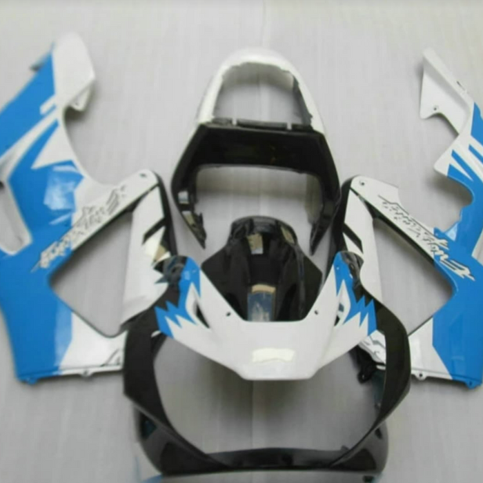 Injection Mold Fairing Blue White Kit Fit for ABS Honda CBR929RR 2000-2001