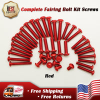 Complete Fairing Bolts Kit Fit for  GSXR 600 750 gsxr1000 TL1000R 1998-2008 haybusa Black Red Green Silver Blue Gold