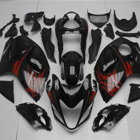 NT Aftermarket Injection ABS Plastic Fairing Fit for GSXR 1300 Hayabusa 2008-2020 Black Red N006