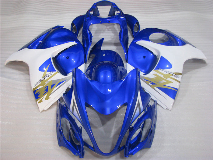 NT Aftermarket Injection ABS Plastic Fairing Fit for GSXR 1300 Hayabusa 2008-2020 Blue White N012