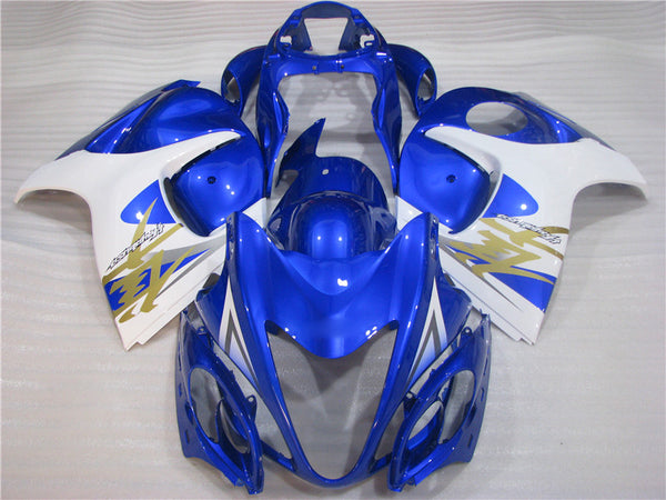 NT Aftermarket Injection ABS Plastic Fairing Fit for GSXR 1300 Hayabusa 2008-2020 Blue White N012