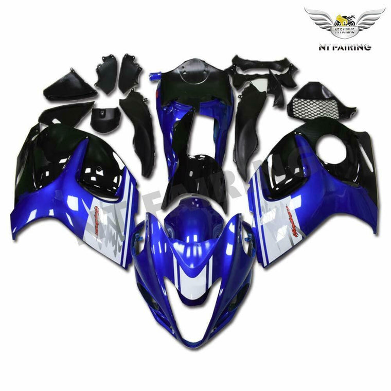 NT Fairing Fit for Suzuki 2008-2020 Hayabusa GSXR 1300 N018- Blue White Black | ABS Injection
