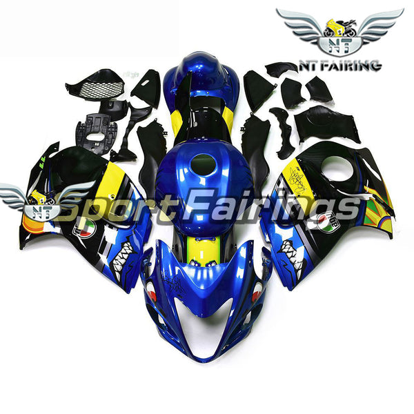NT Aftermarket Injection ABS Plastic Fairing Fit for GSXR 1300 Hayabusa 2008-2020 Blue Black N059