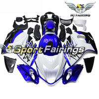 NT Aftermarket Injection ABS Plastic Fairing Fit for GSXR 1300 Hayabusa 2008-2020 White Blue N075