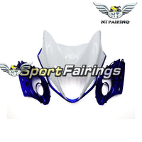 NT Aftermarket Injection ABS Plastic Fairing Fit for GSXR 1300 Hayabusa 2008-2020 White Blue N075