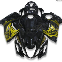 NT Aftermarket Injection ABS Plastic Fairing Fit for GSXR 1300 Hayabusa 2008-2020 Gold Black N018