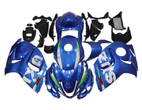 NT Aftermarket Injection ABS Plastic Fairing Fit for GSXR 1300 Hayabusa 2008-2020 Blue White N023