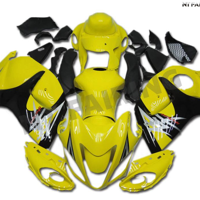 NT Aftermarket Injection ABS Plastic Fairing Fit for GSXR 1300 Hayabusa 2008-2020 Yellow Black N025