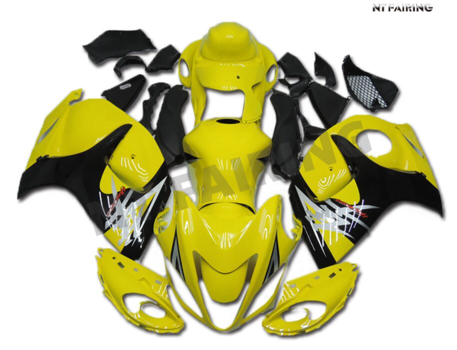NT Fairing Fit for Suzuki 2008-2020 Hayabusa GSXR 1300 N025- Yellow Black | ABS Injection