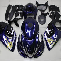 NT Aftermarket Injection ABS Plastic Fairing Fit for GSXR 1300 Hayabusa 2008-2020 Blue Gold N064